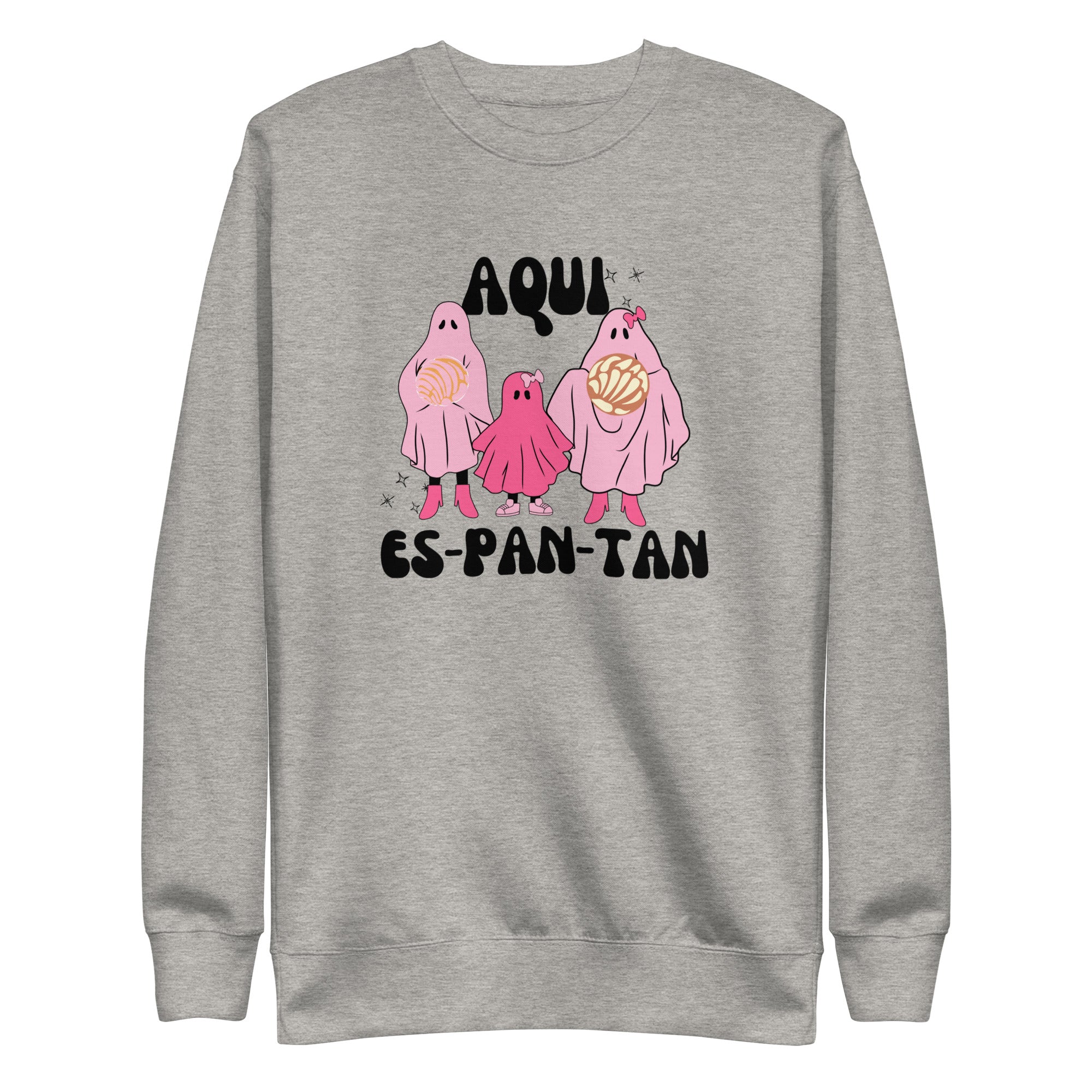Aqui Es-PAN-tan Ghost Halloween Sweater