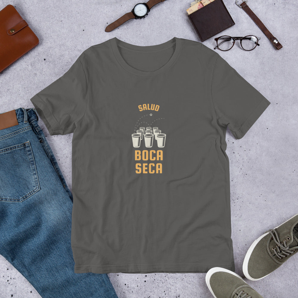 Salud Boca Seca Beer Pong Unisex t-shirt