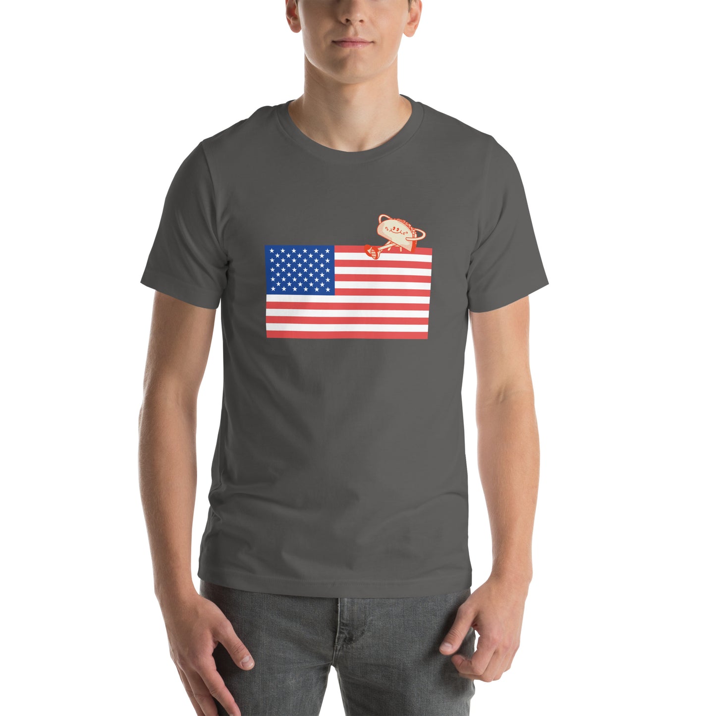 Taco American Flag Unisex t-shirt