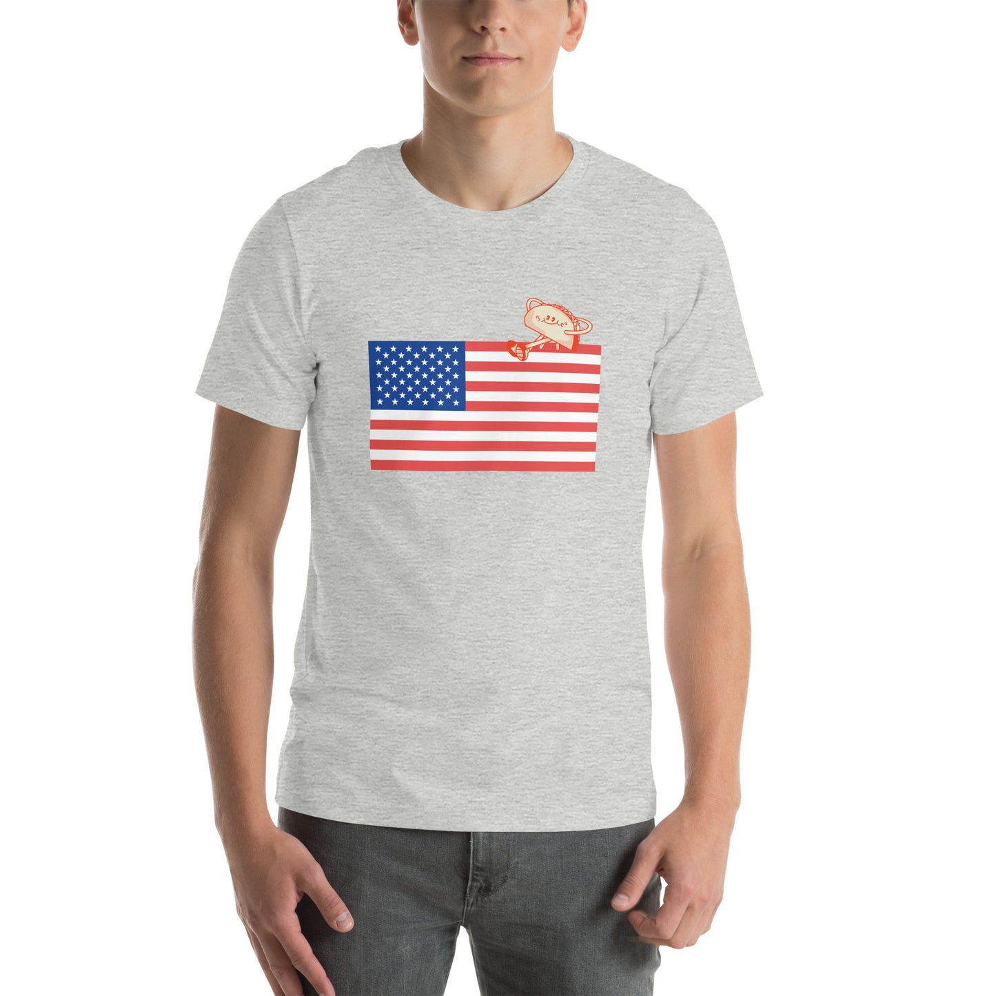 Taco American Flag Unisex t-shirt