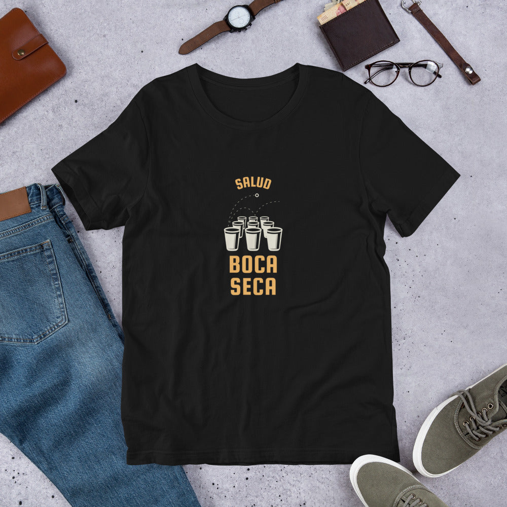 Salud Boca Seca Beer Pong Unisex t-shirt