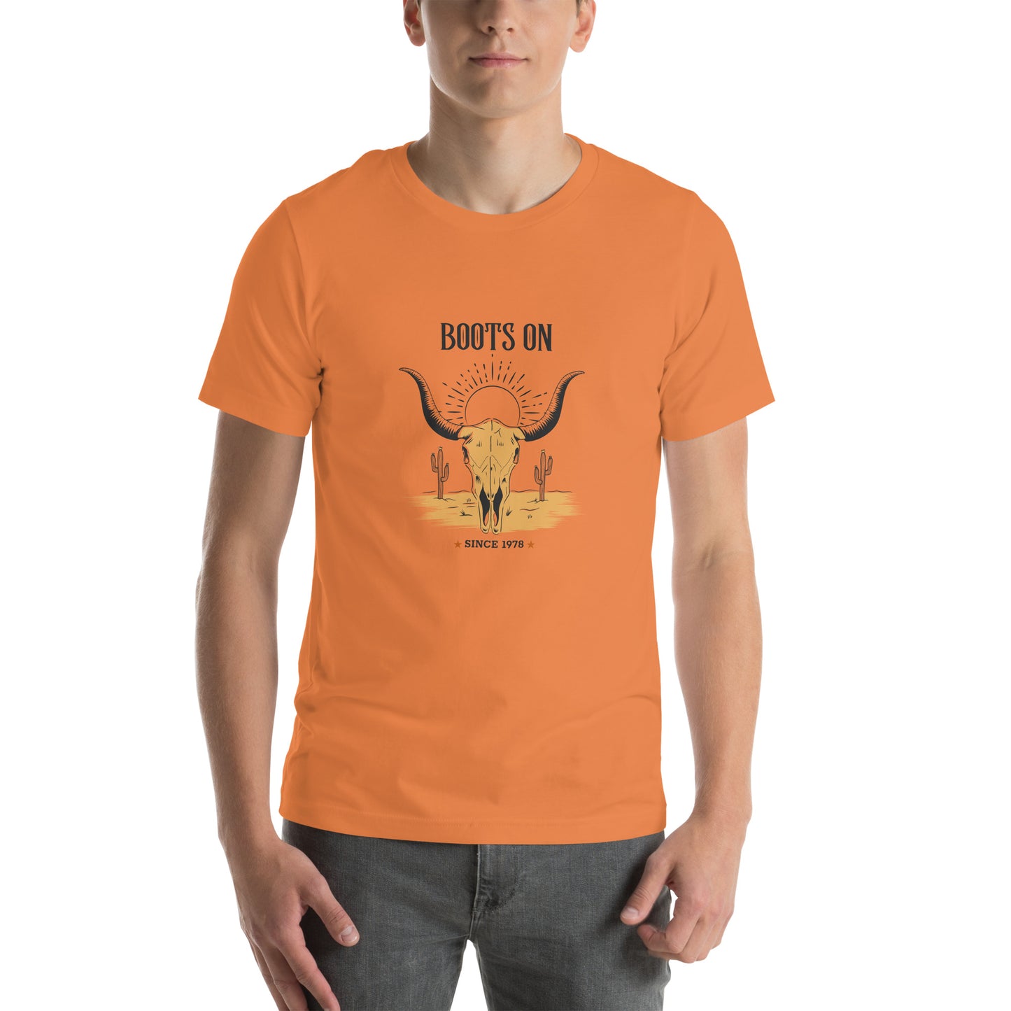 Boots On Unisex t-shirt