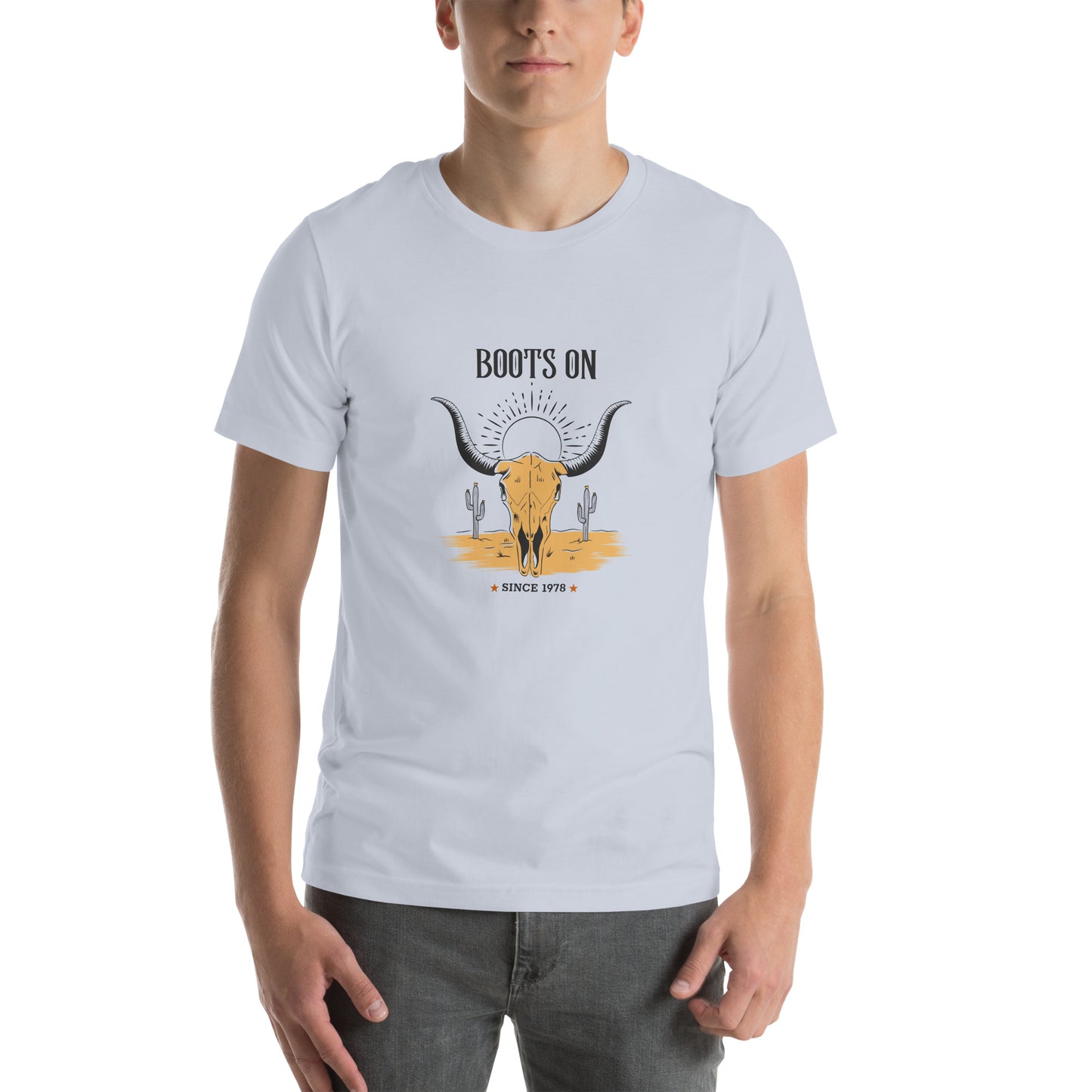 Boots On Unisex t-shirt