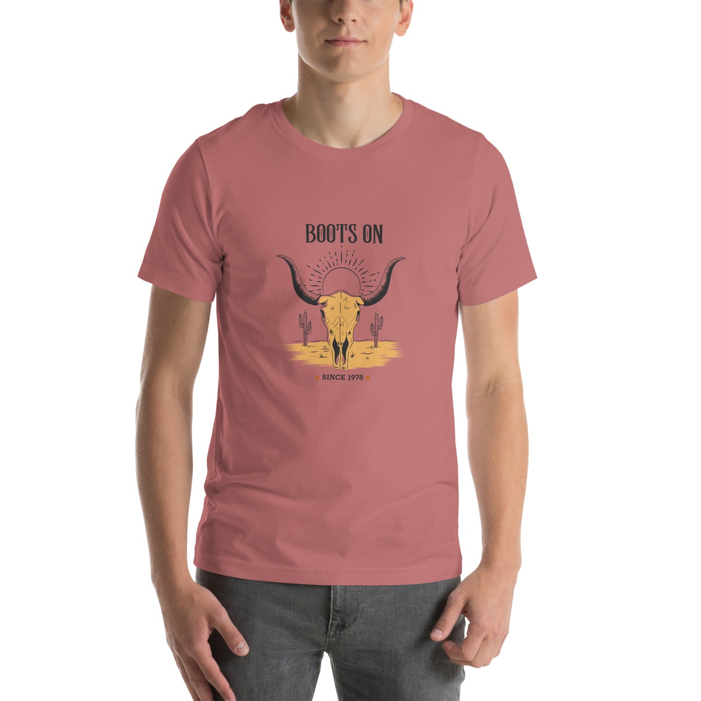 Boots On Unisex t-shirt