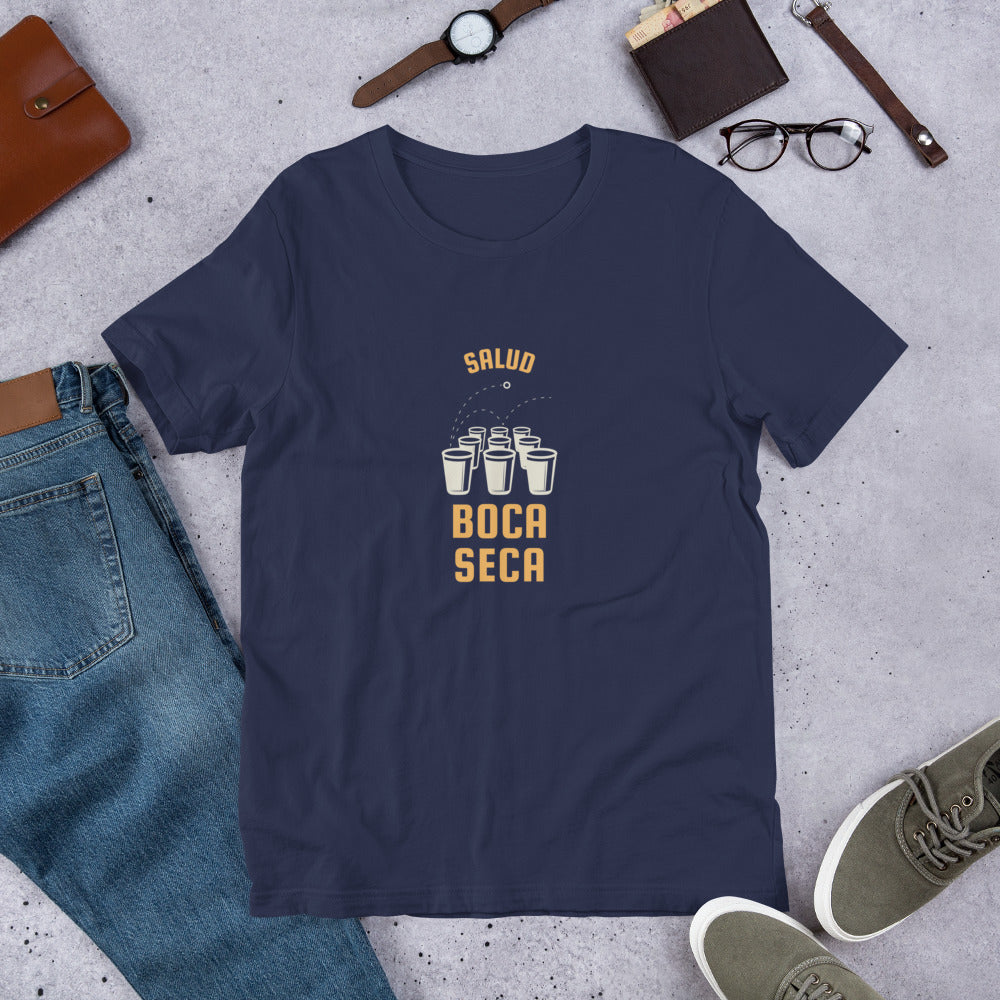 Salud Boca Seca Beer Pong Unisex t-shirt