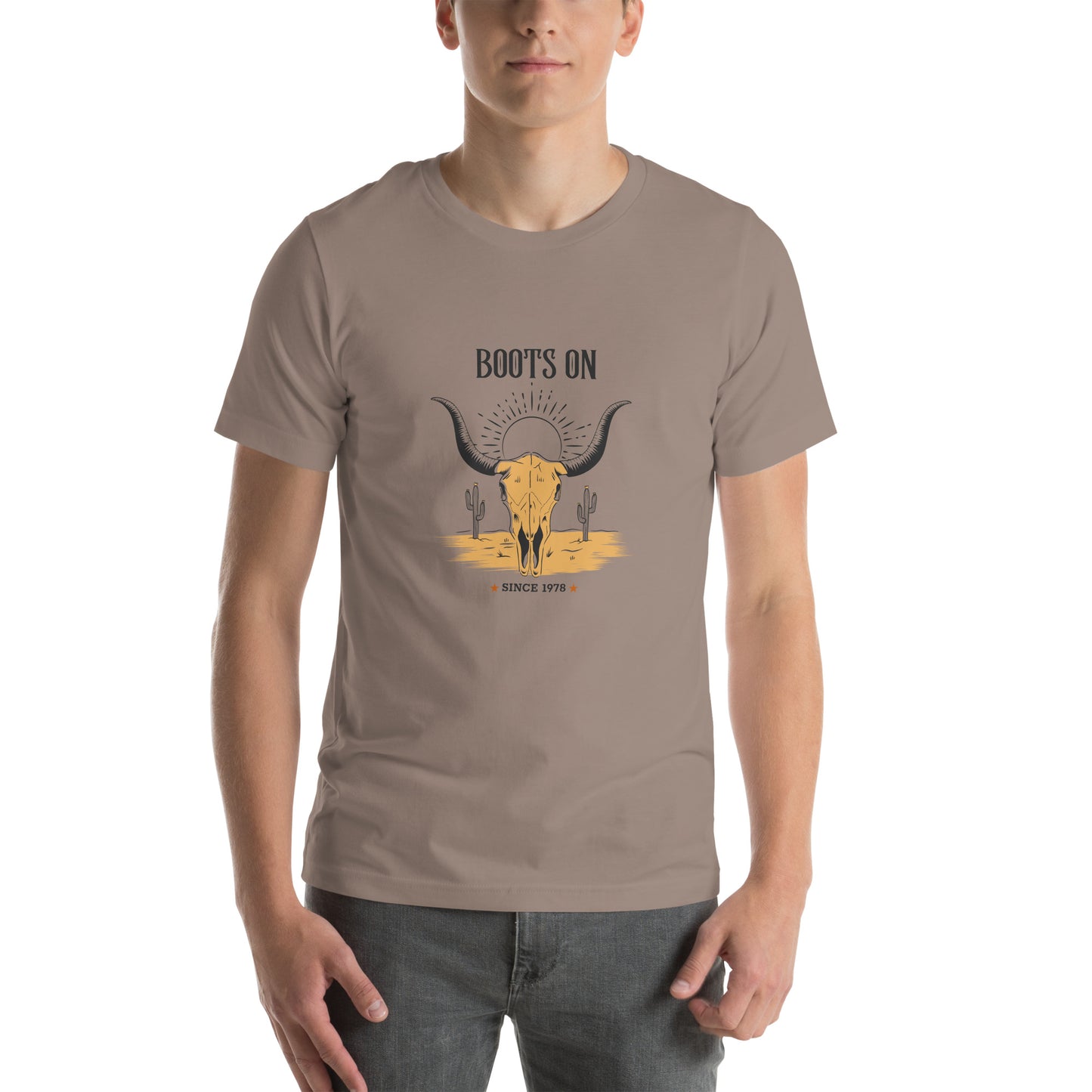 Boots On Unisex t-shirt