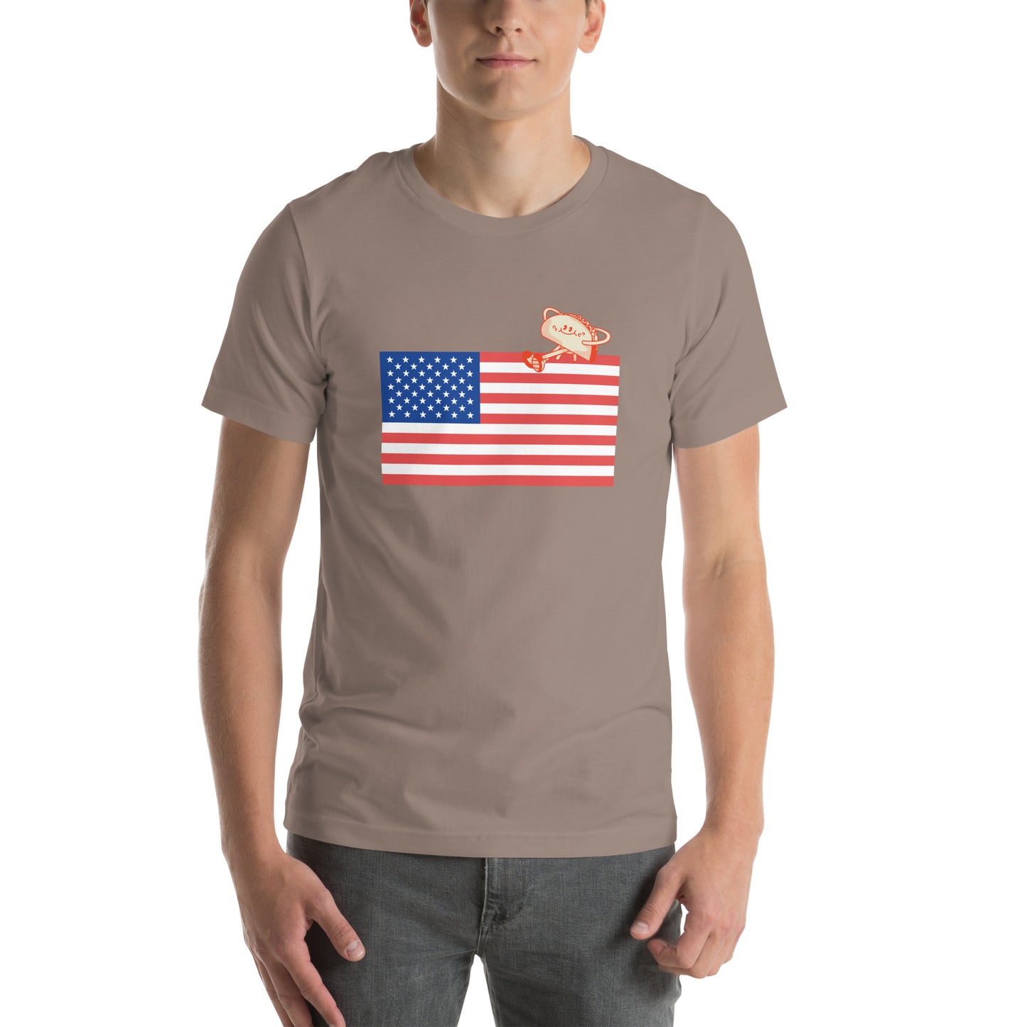 Taco American Flag Unisex t-shirt