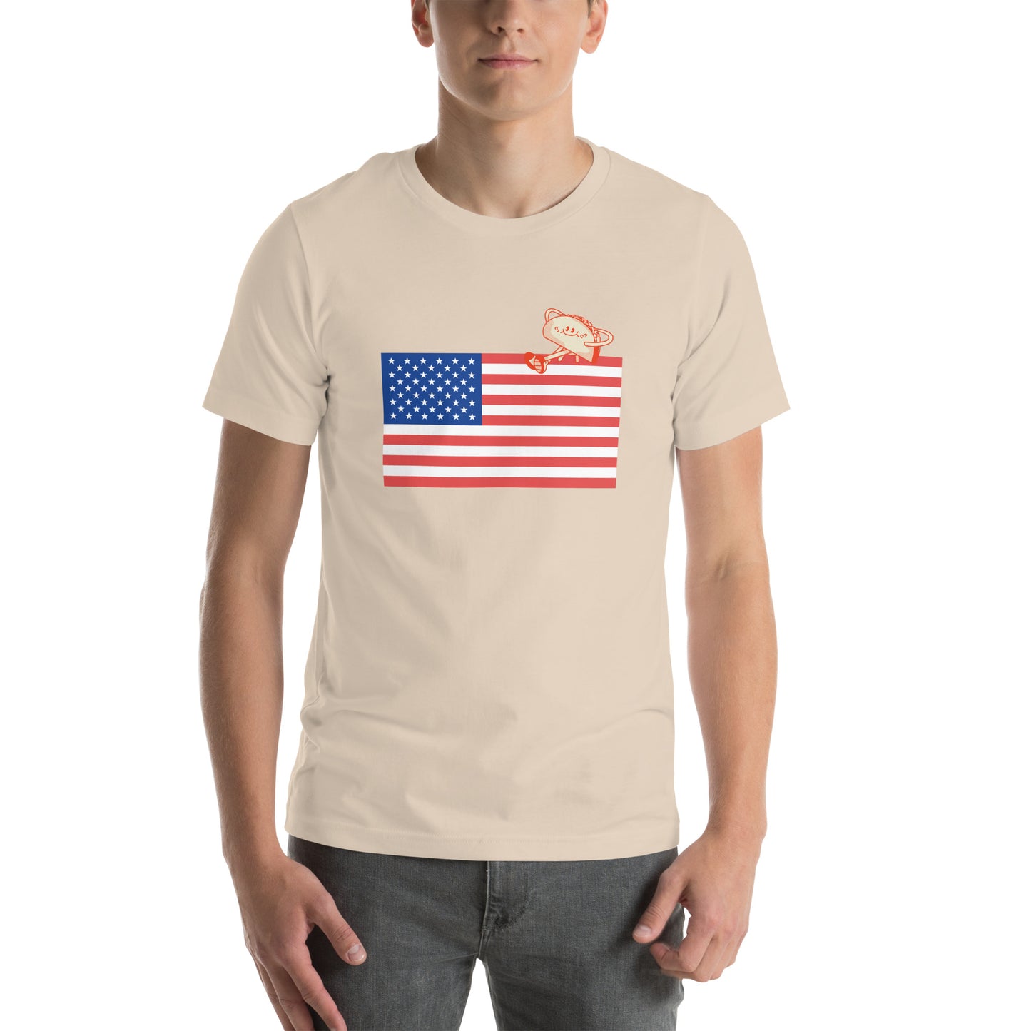 Taco American Flag Unisex t-shirt