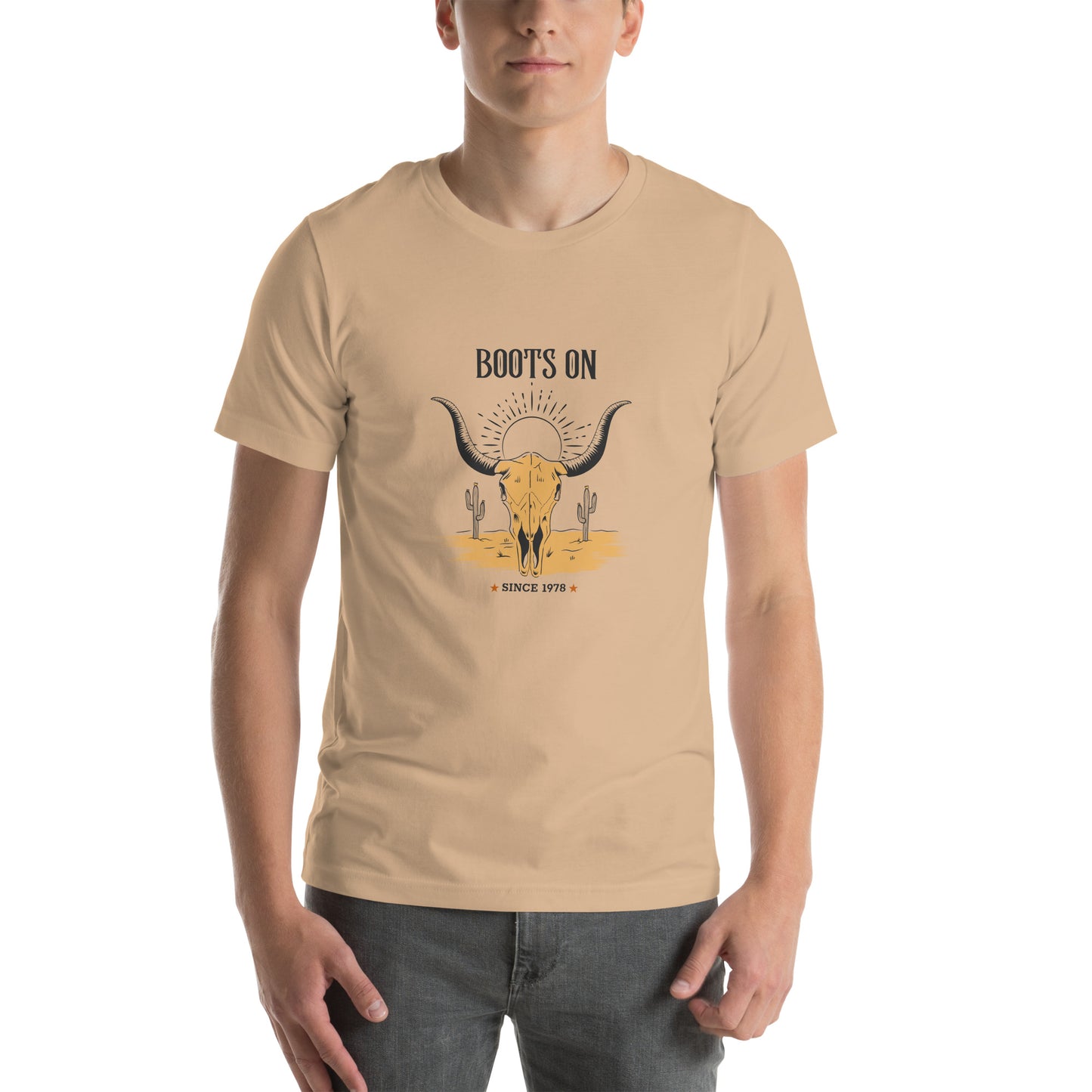 Boots On Unisex t-shirt