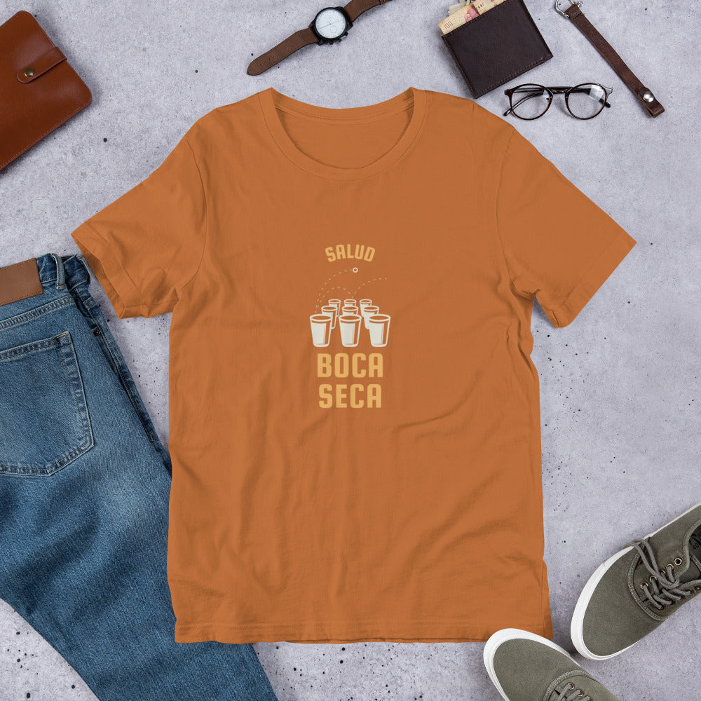 Salud Boca Seca Beer Pong Unisex t-shirt