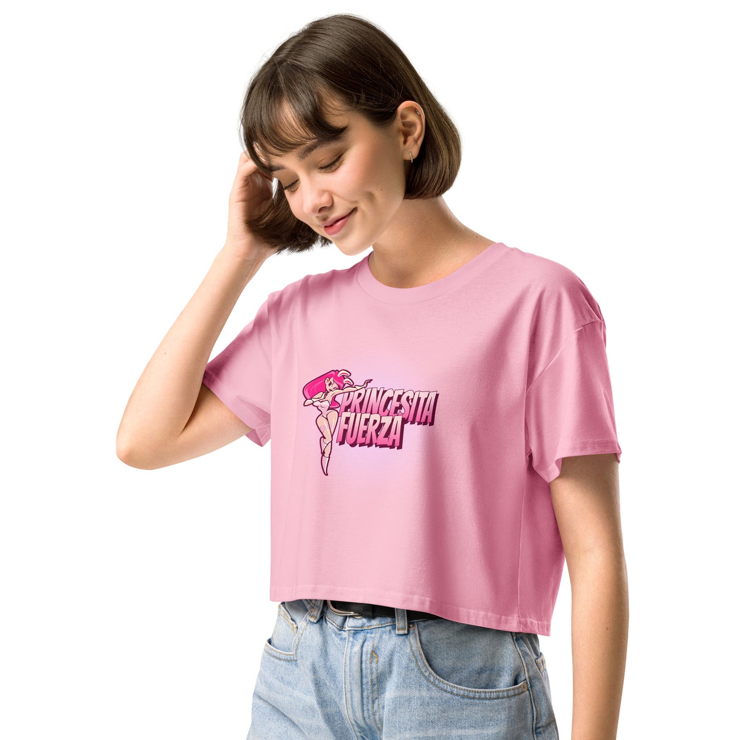 Princesita Fuerza (womens cropped top)