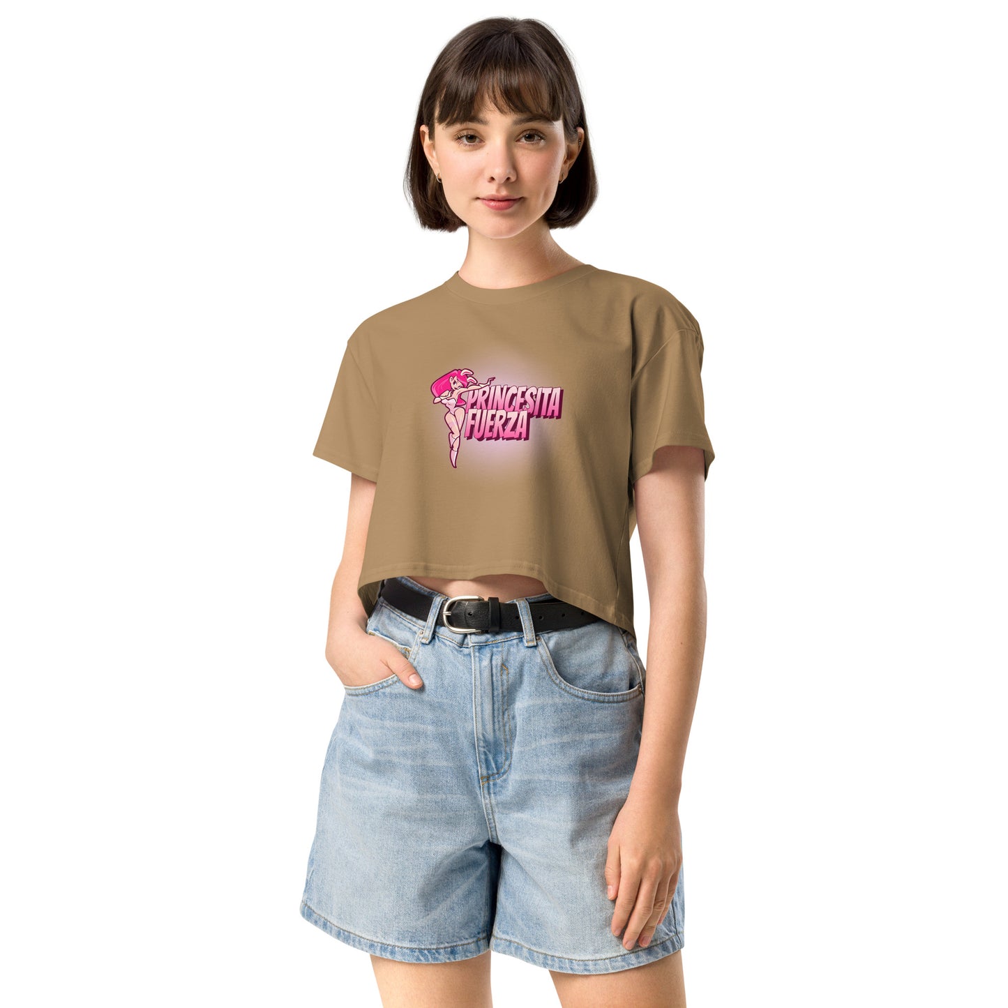 Princesita Fuerza (womens cropped top)