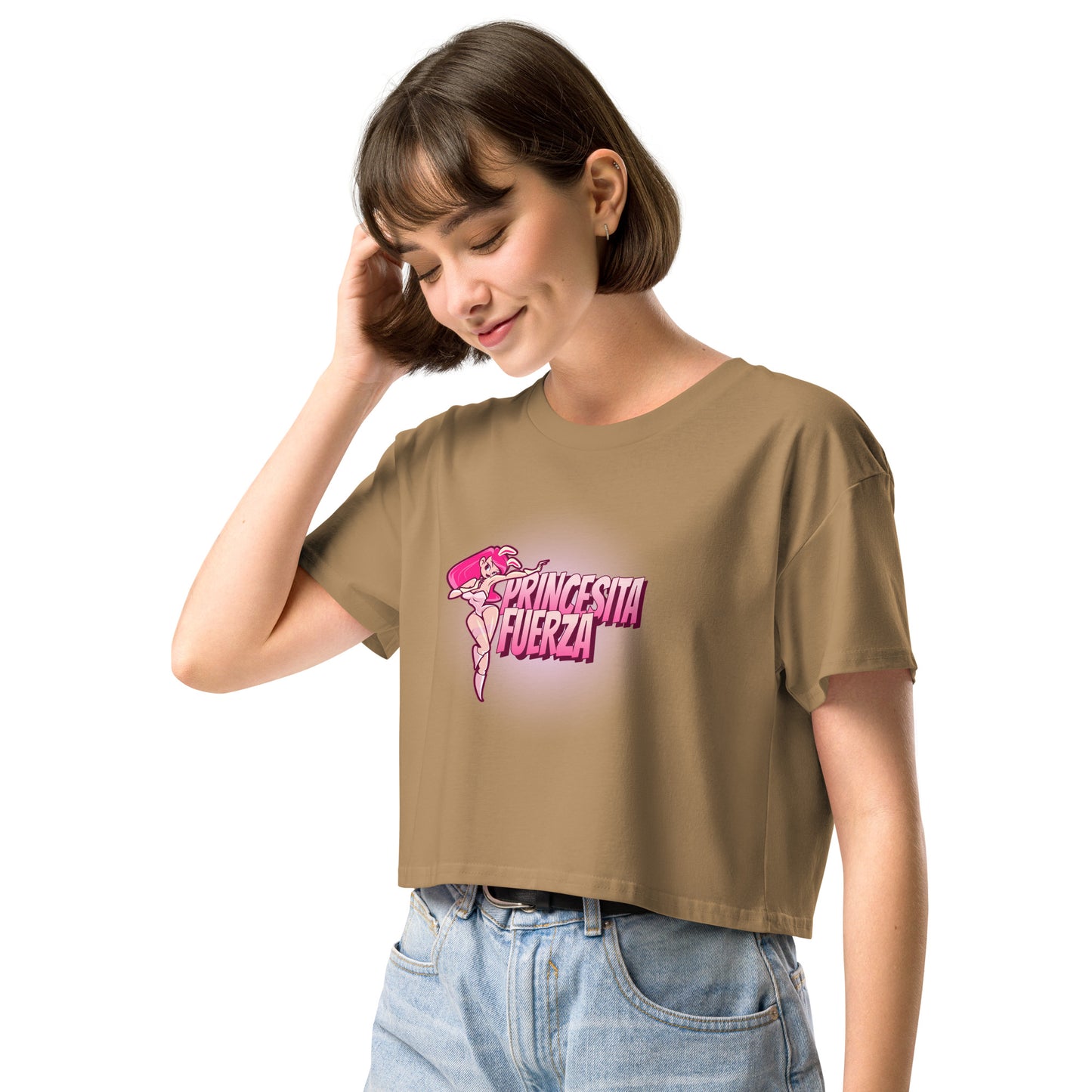 Princesita Fuerza (womens cropped top)