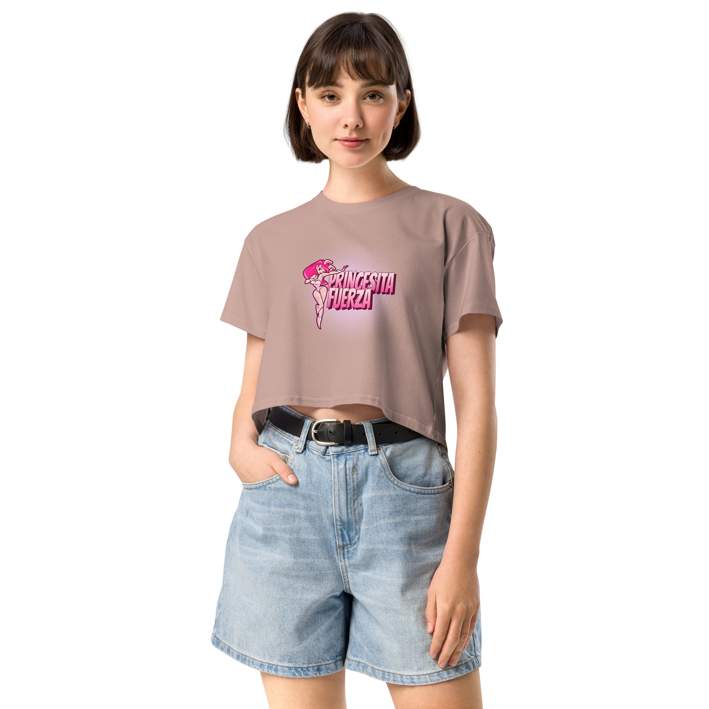 Princesita Fuerza (womens cropped top)