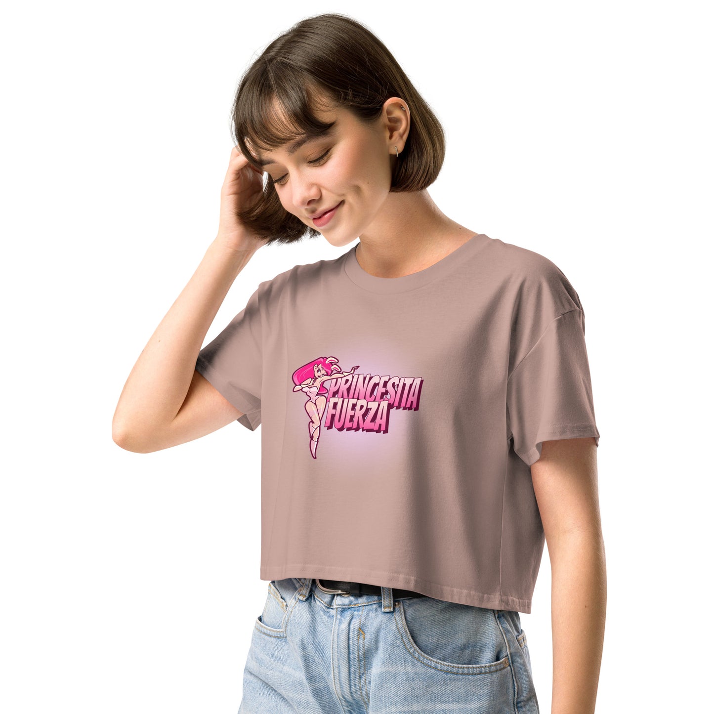 Princesita Fuerza (womens cropped top)