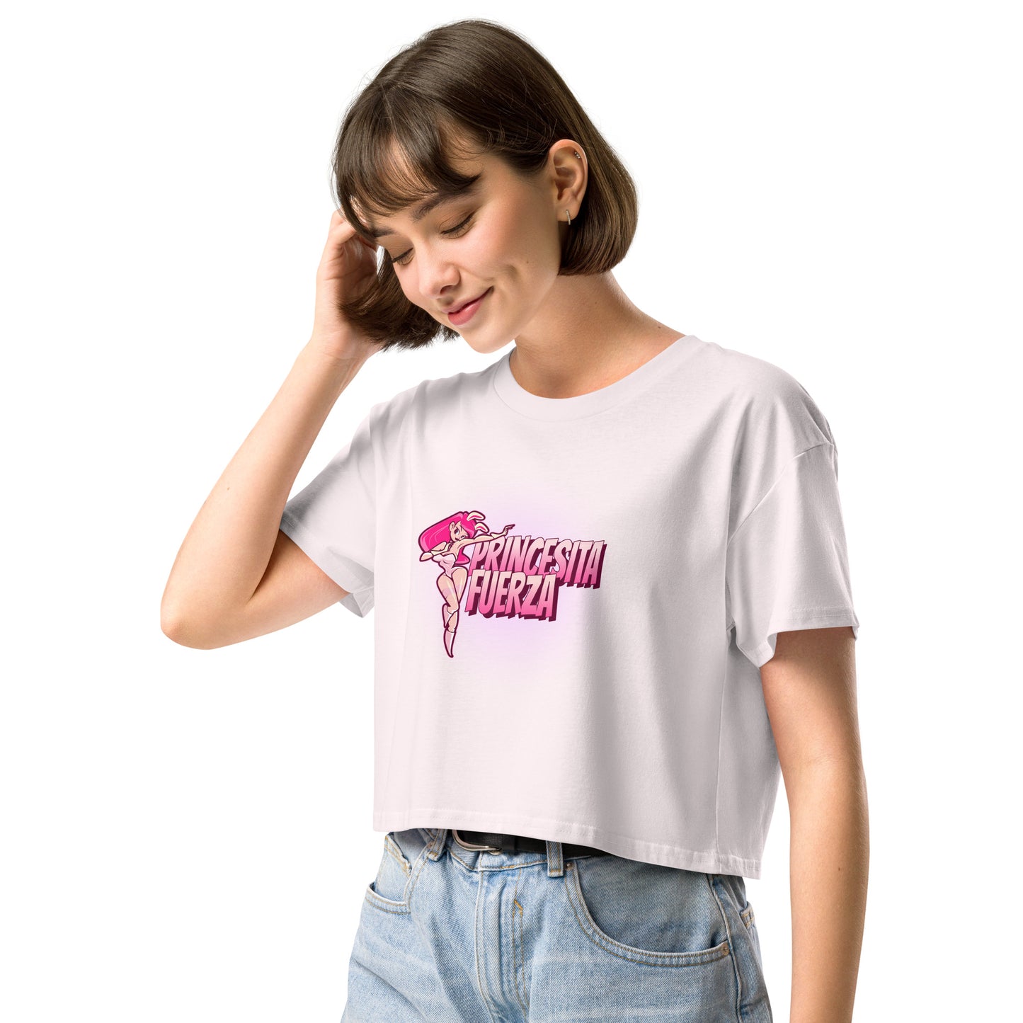 Princesita Fuerza (womens cropped top)