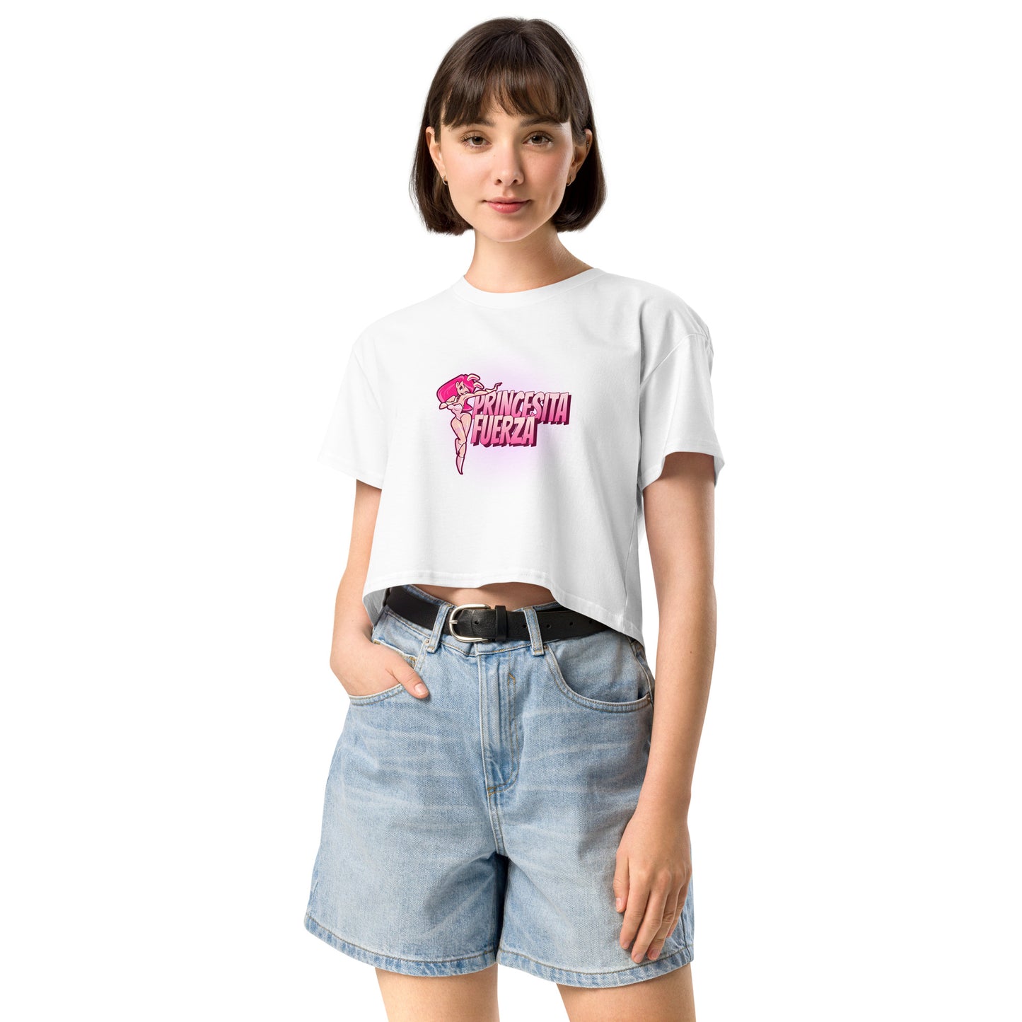 Princesita Fuerza (womens cropped top)