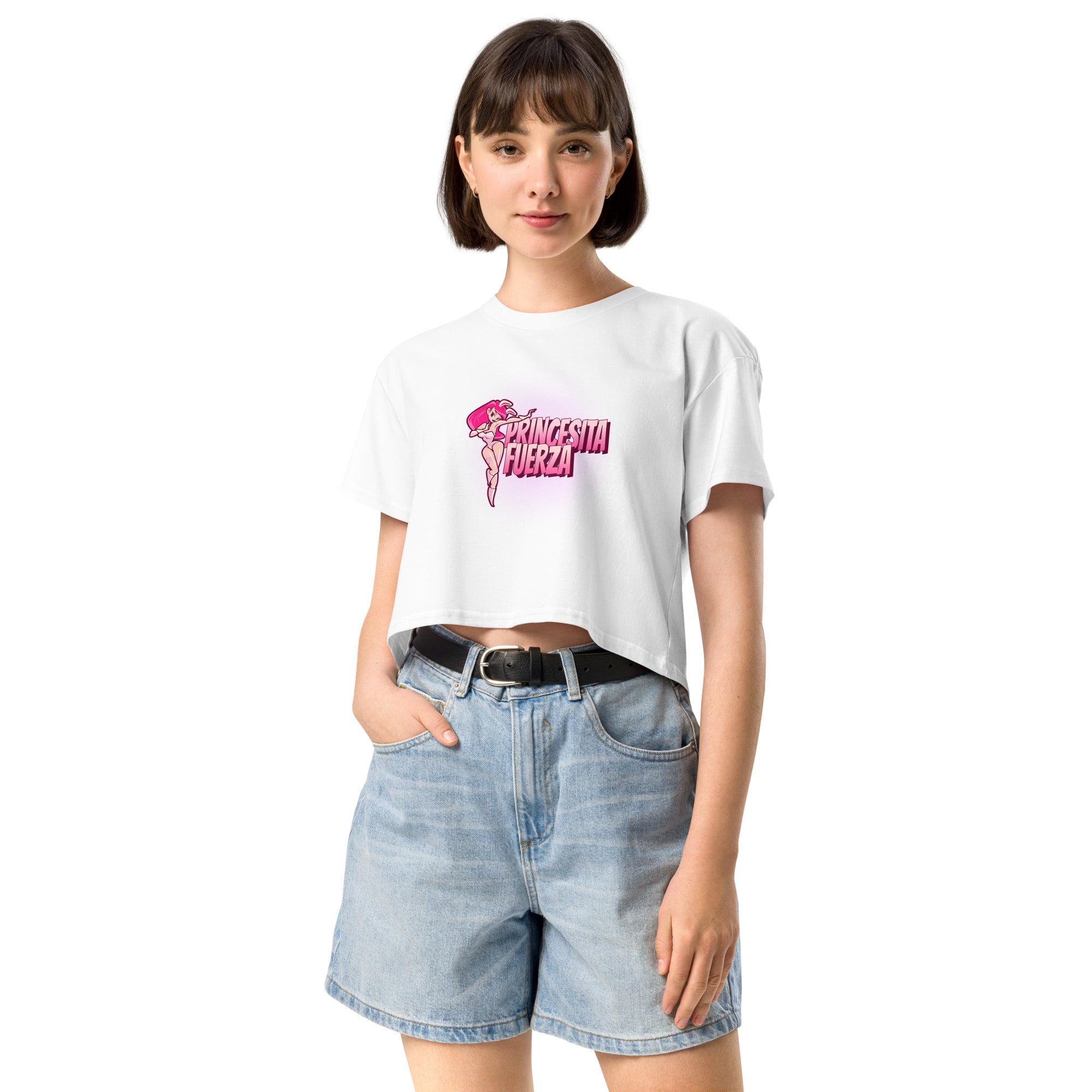 Princesita Fuerza (womens cropped top)