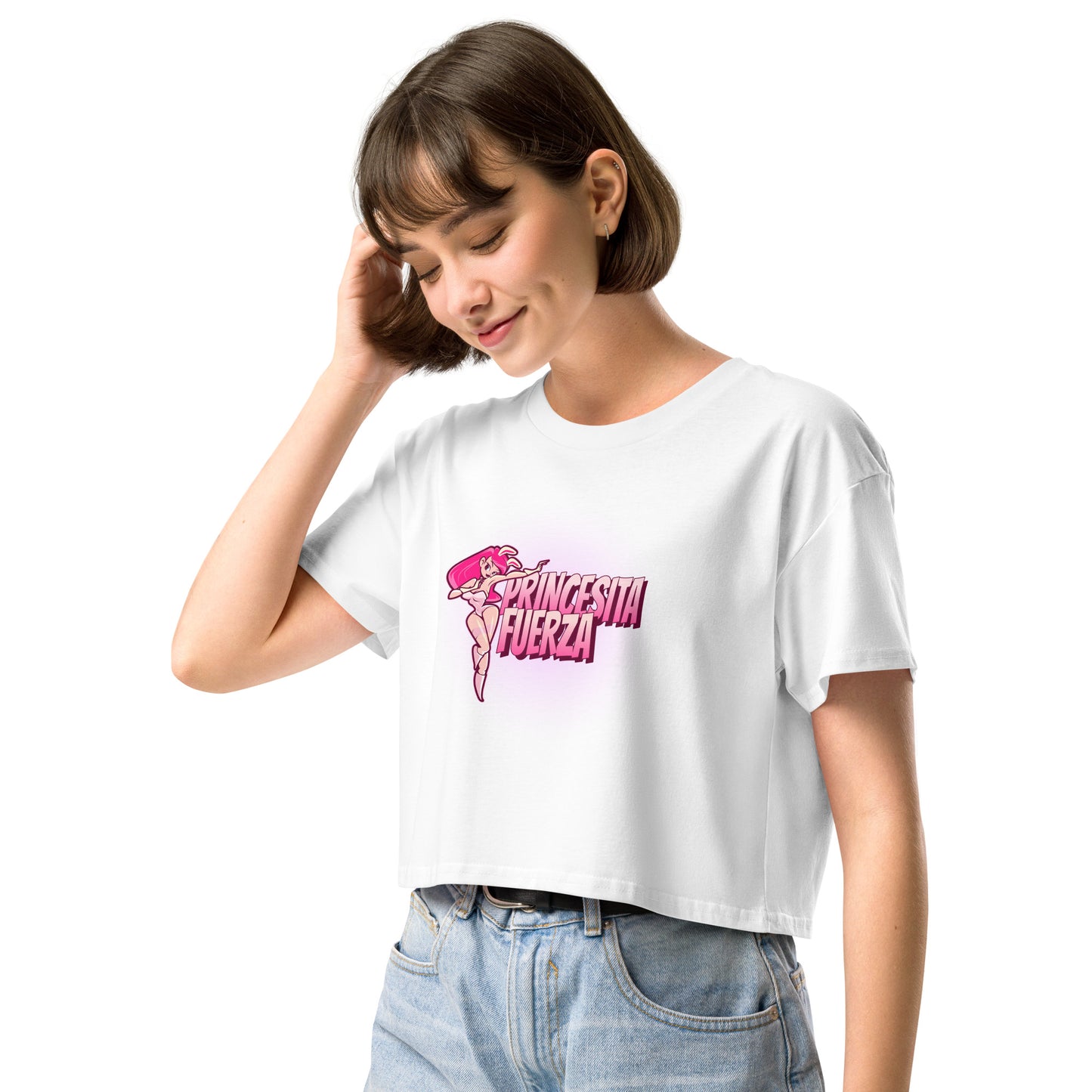 Princesita Fuerza (womens cropped top)